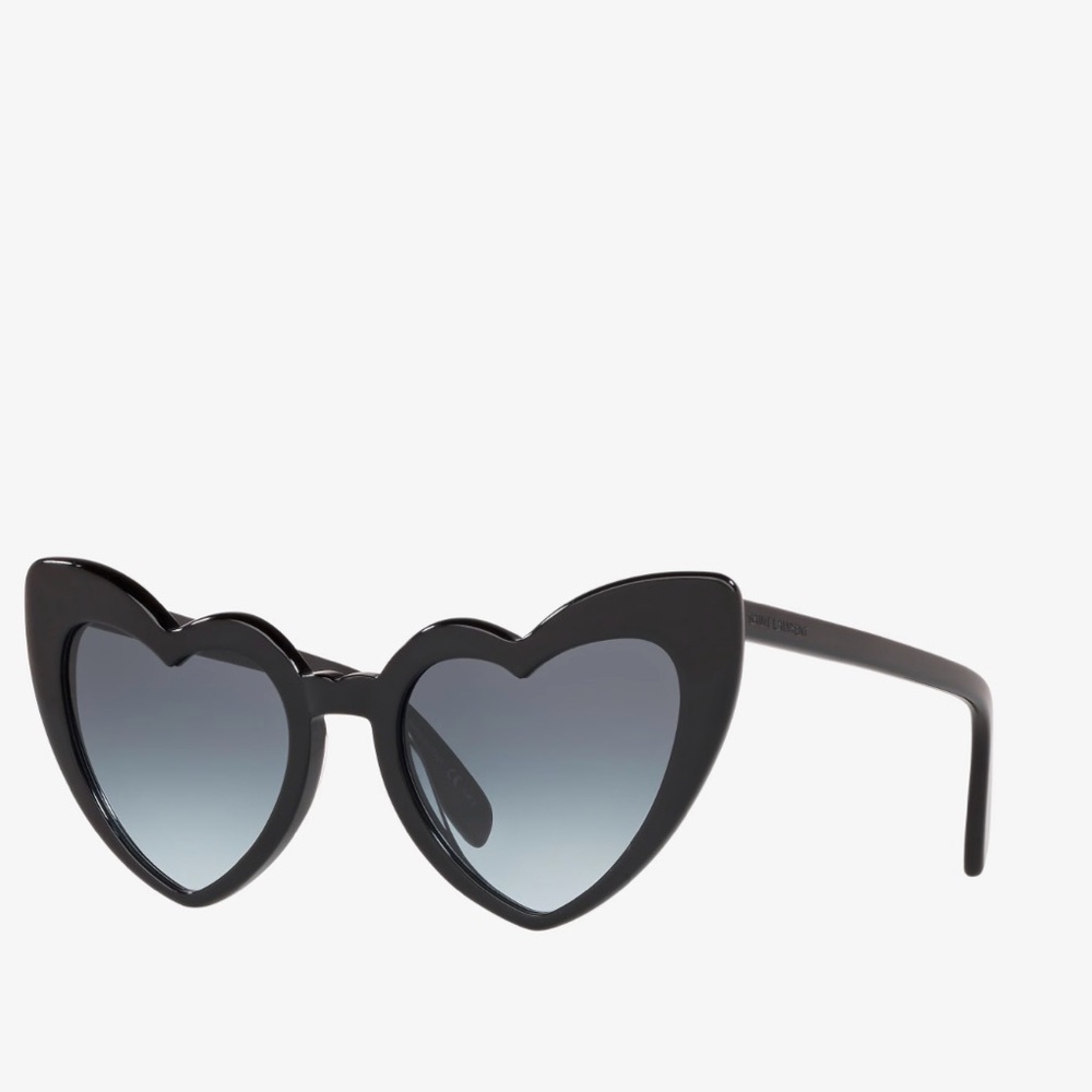 YSL Black Heart-Shaped Sunglasses - Picture 2 of 9